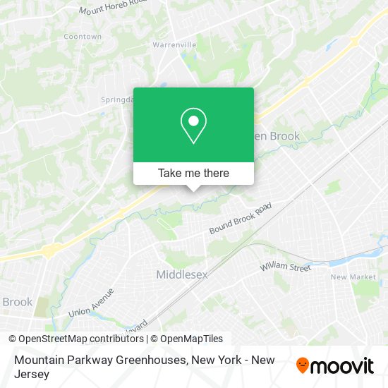 Mapa de Mountain Parkway Greenhouses
