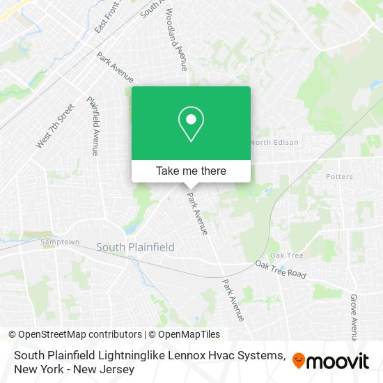 South Plainfield Lightninglike Lennox Hvac Systems map