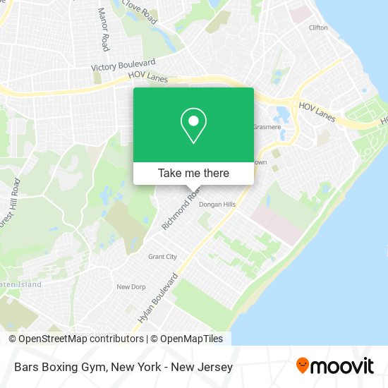 Bars Boxing Gym map