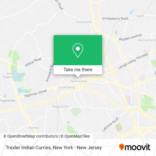 Mapa de Trexler Indian Curries