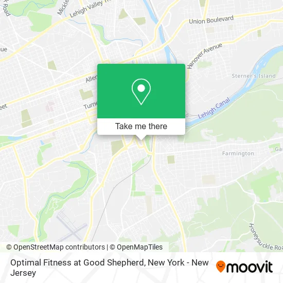 Optimal Fitness at Good Shepherd map