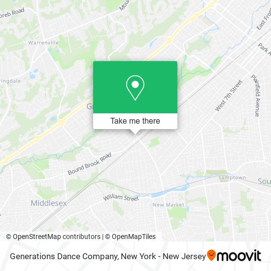 Generations Dance Company map