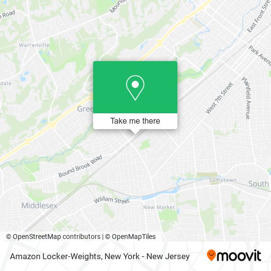 Mapa de Amazon Locker-Weights