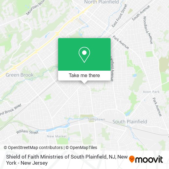 Mapa de Shield of Faith Ministries of South Plainfield, NJ