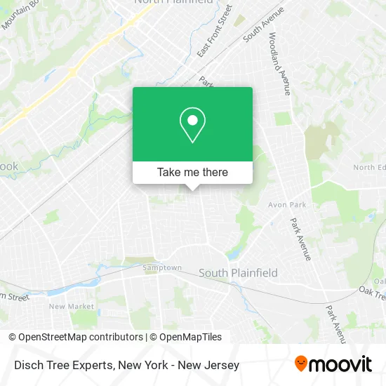 Disch Tree Experts map