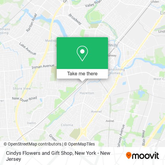 Mapa de Cindys Flowers and Gift Shop