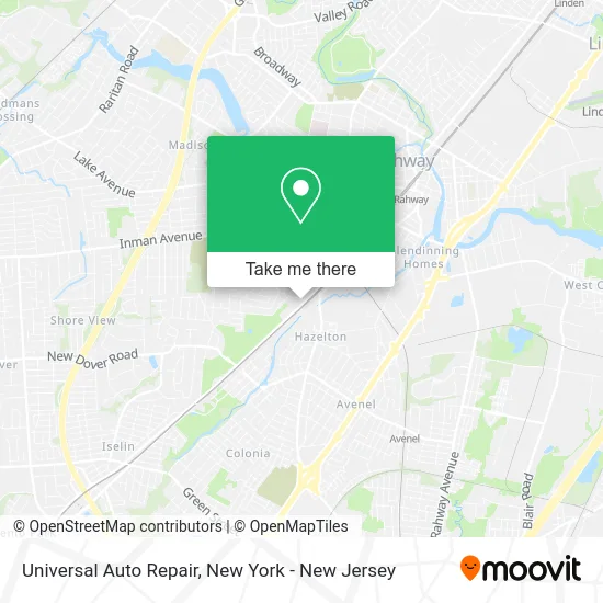 Universal Auto Repair map