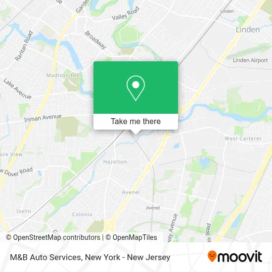 M&B Auto Services map