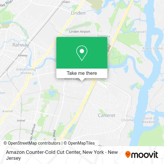 Amazon Counter-Cold Cut Center map