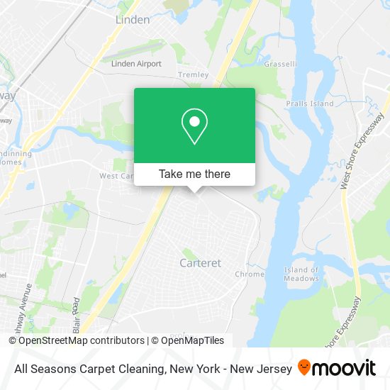 All Seasons Carpet Cleaning map