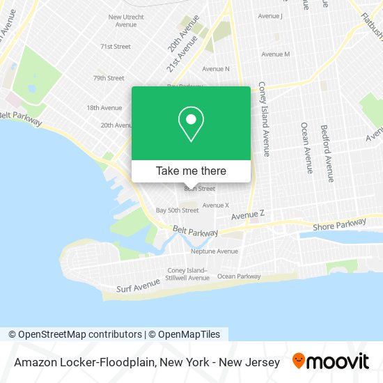 Mapa de Amazon Locker-Floodplain