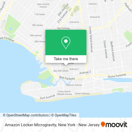 Amazon Locker-Microgravity map