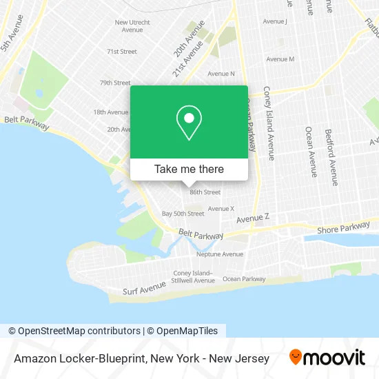 Amazon Locker-Blueprint map