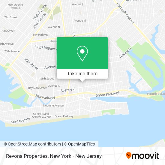 Revona Properties map