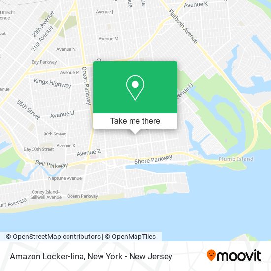 Amazon Locker-Iina map