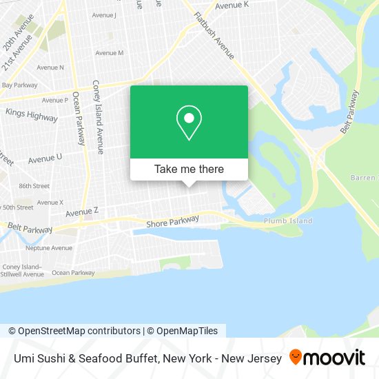 Mapa de Umi Sushi & Seafood Buffet