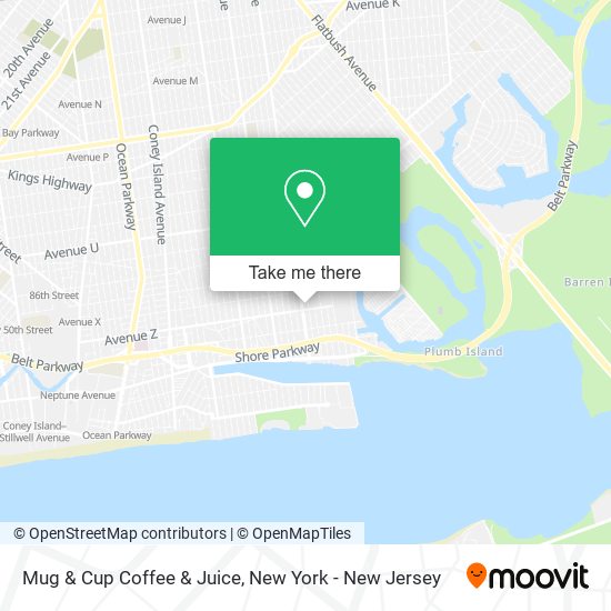 Mug & Cup Coffee & Juice map