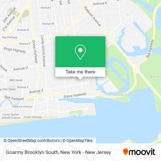 Mapa de Goarmy Brooklyn South