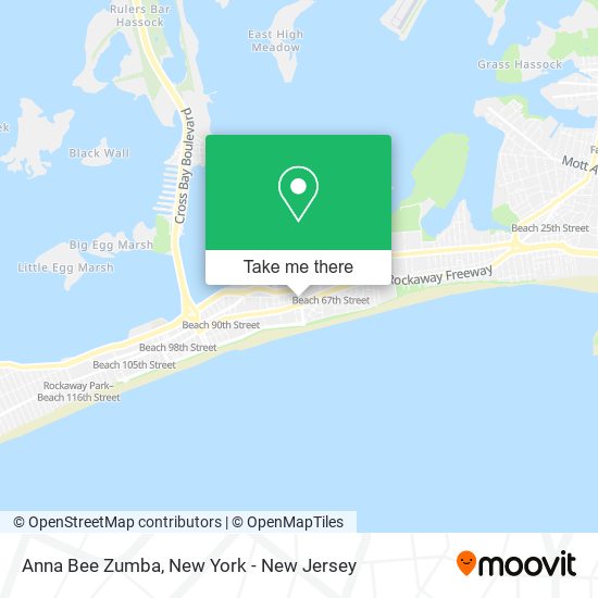 Anna Bee Zumba map