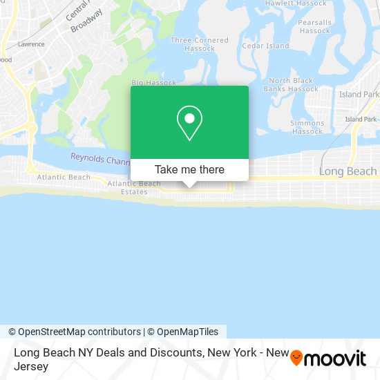 Mapa de Long Beach NY Deals and Discounts