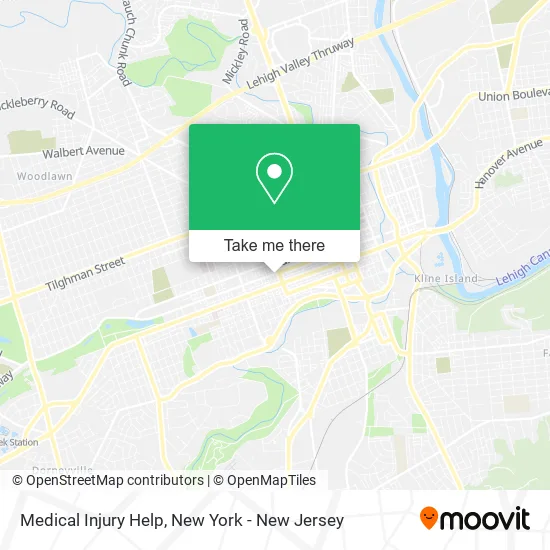 Medical Injury Help map