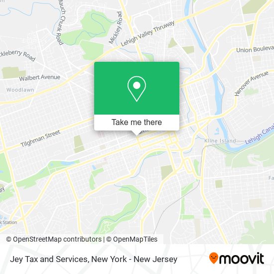 Mapa de Jey Tax and Services