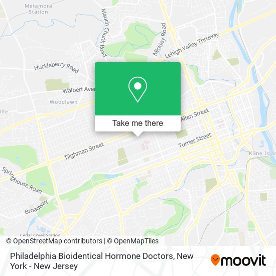 Philadelphia Bioidentical Hormone Doctors map