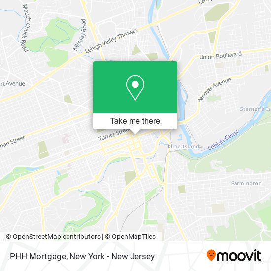 PHH Mortgage map