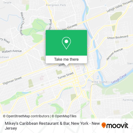 Mapa de Mikey's Caribbean Restaurant & Bar