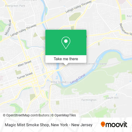 Magic Mist Smoke Shop map