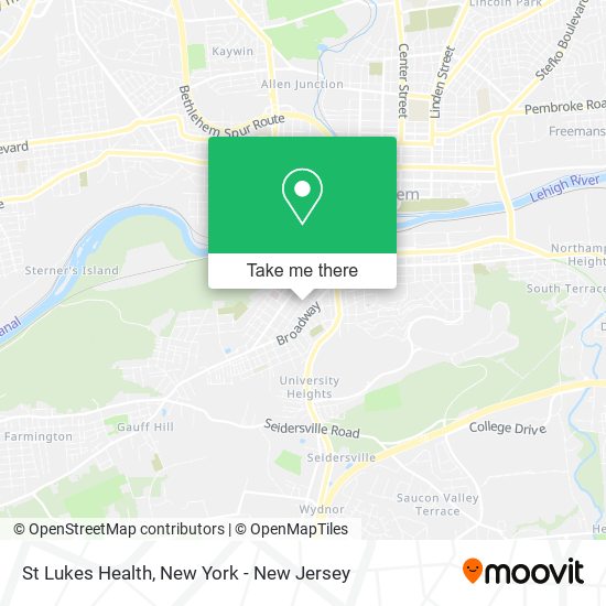 St Lukes Health map