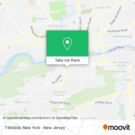 T-Mobile map