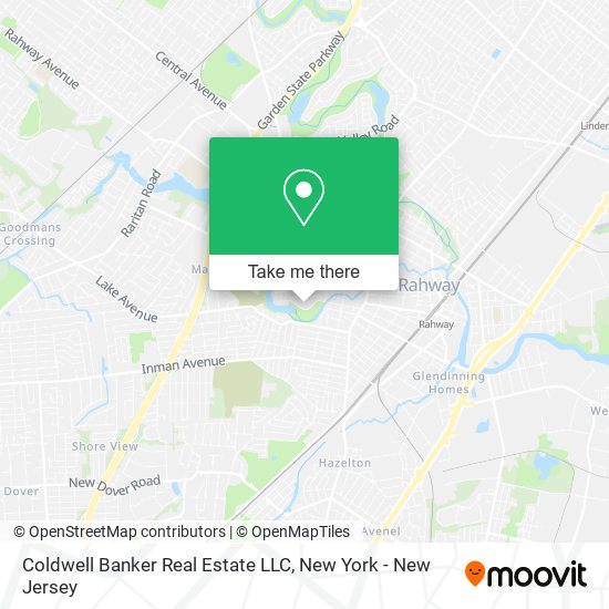Coldwell Banker Real Estate LLC map