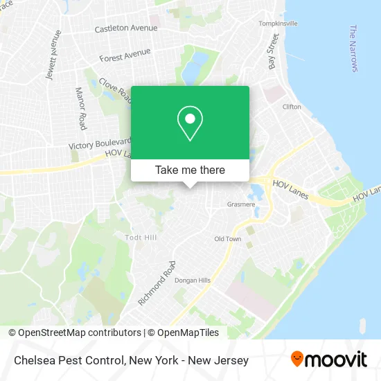 Chelsea Pest Control map