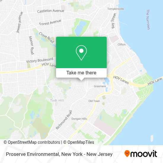 Proserve Environmental map