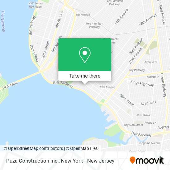 Puza Construction Inc. map