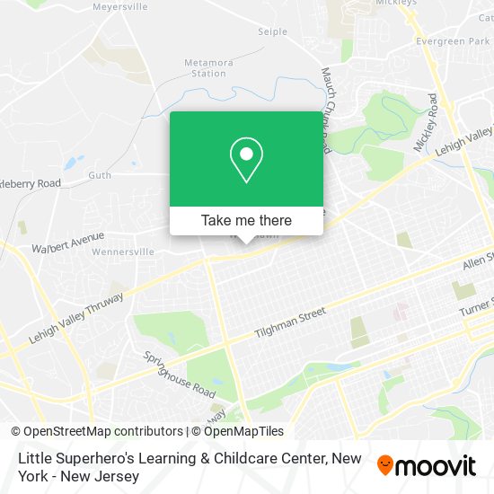 Little Superhero's Learning & Childcare Center map