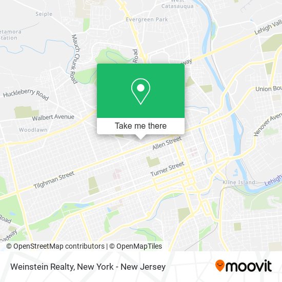 Weinstein Realty map