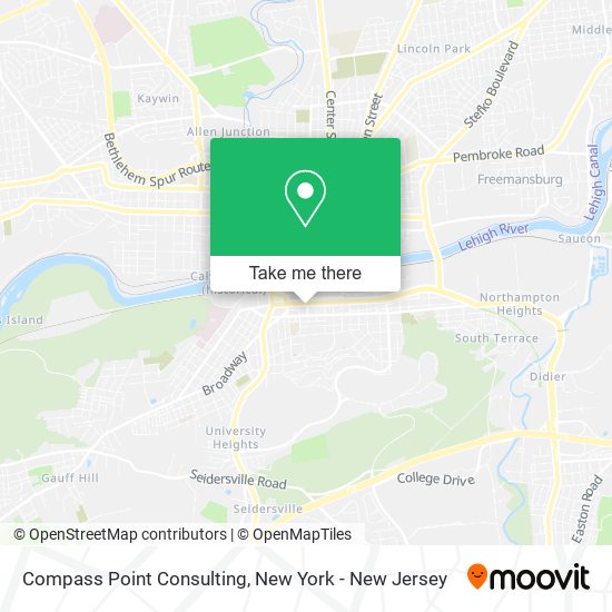 Mapa de Compass Point Consulting