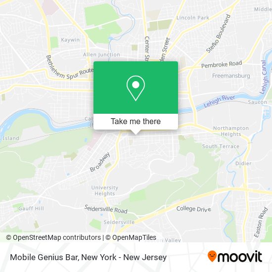 Mobile Genius Bar map