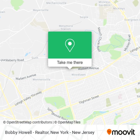 Bobby Howell - Realtor map