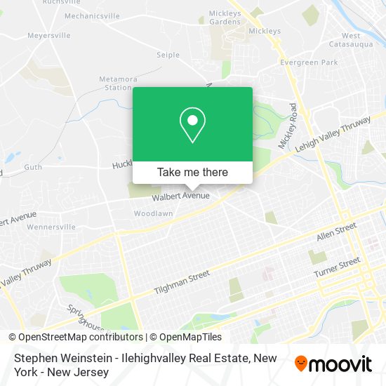 Mapa de Stephen Weinstein - Ilehighvalley Real Estate