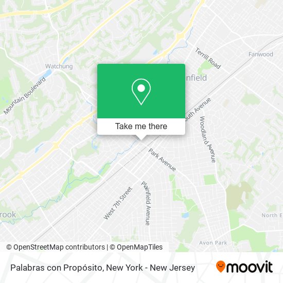 Palabras con Propósito map