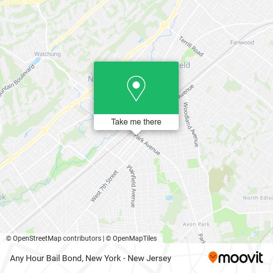 Mapa de Any Hour Bail Bond