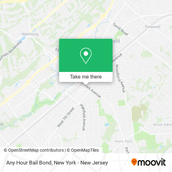 Any Hour Bail Bond map