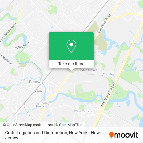 Coda Logistics and Distribution map