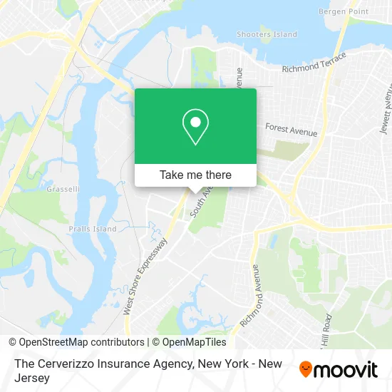 The Cerverizzo Insurance Agency map