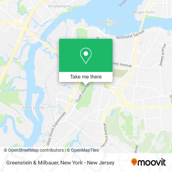 Greenstein & Milbauer map