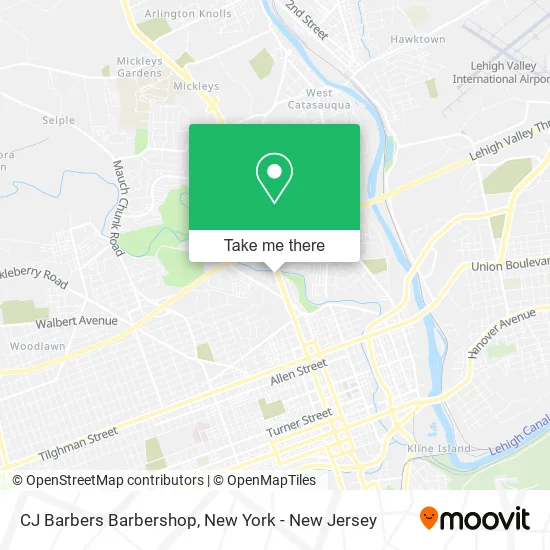 CJ Barbers Barbershop map