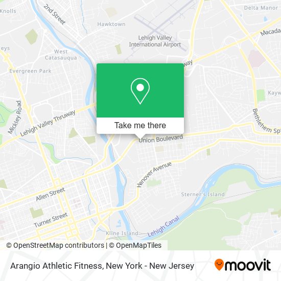 Mapa de Arangio Athletic Fitness